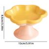 Elevated Flower-Shaped Cat Bowl view 2