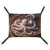 LMNGH Hanging Cat Hammock, Breathable Resting Bed, Adjustable Octopus Carving, Printed Pet Hammock view 1