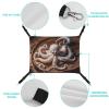 LMNGH Hanging Cat Hammock, Breathable Resting Bed, Adjustable Octopus Carving, Printed Pet Hammock view 3