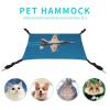 LMNGH Hanging Cat Hammock with Airplane Jet Print view 4