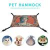 LMNGH Hanging Cat Hammock, Breathable Adjustable Bed with Antique Rome Print view 4