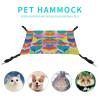 LMNGH Adjustable Hanging Cat Hammock with Rainbow Heart Print view 4
