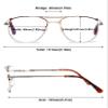 ABETOS Pilot Reading Glasses with Blue Light Filter view 2
