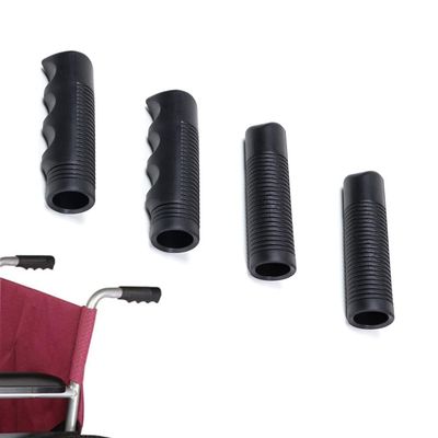 DeaHea Replacement Grips for Rollators, 2.2 cm, Non-Slip, Semi-Soft Rubber, 4-Pack