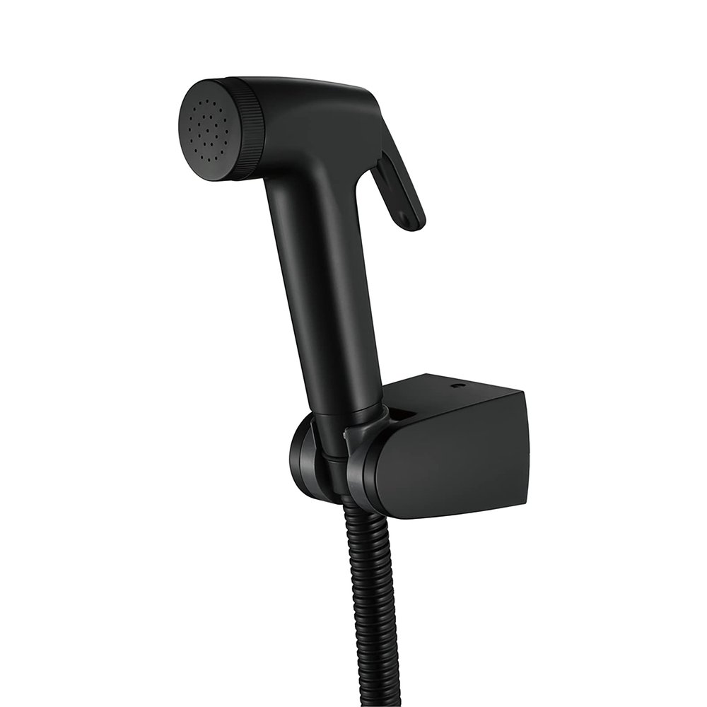 Handheld Bidet Sprayer Set, ABS, Adjustable Water Pressure, Chrome/Matte Black