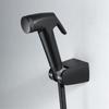 Handheld Bidet Sprayer Set, ABS, Adjustable Water Pressure, Chrome/Matte Black view 4