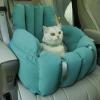 Dog Car Seat for Small Dogs, Portable Booster Seat for Cats view 2