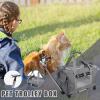 Pet Travel Carrier with Telescopic Handle view 2
