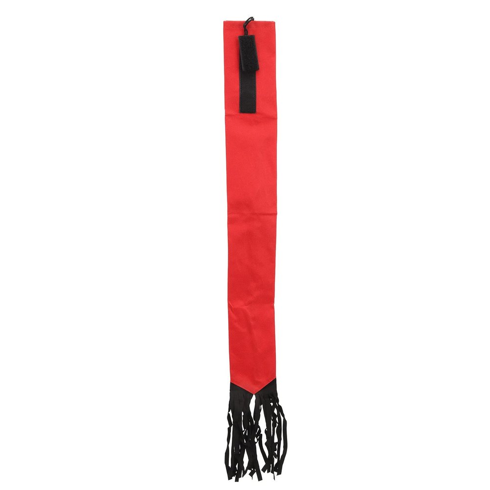Bonbela Fleece Horse Tail Bag, Breathable Tail Protector with Fringe, Red