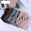 3-Pack Wide Knitted Cross Headbands for Women, Solid Black view 2