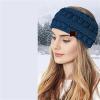 2-Pack Wide Knitted Winter Headbands, Pink view 3