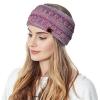 2-Pack Wide Knitted Winter Headbands, Pink view 4