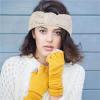 2-Pack Women's Thick-Knit Winter Headbands, Deep Blue view 2
