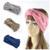 2-Pack Women's Thick-Knit Winter Headbands, Deep Blue view 3