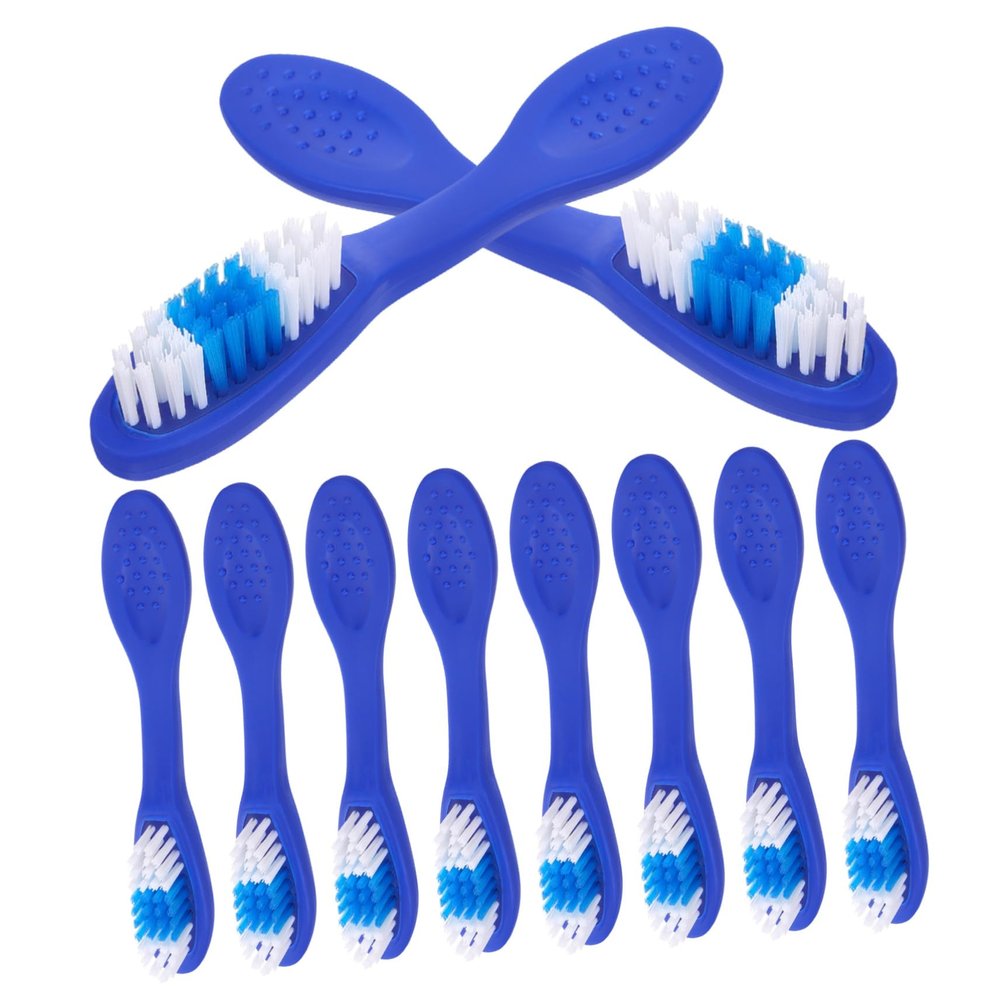 10 Small Plastic Nylon Toothbrushes for Prisons