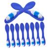 10 Small Plastic Nylon Toothbrushes for Prisons view 1