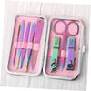 IWOWHERO 2-Piece Stainless Steel Nail Care Set with Clippers and File view 3
