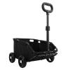 Dog and Cat Stroller, 15.43 Capacity, Foldable Carbon Steel Pet Carrier with Wheels for Small Pets view 2