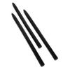 FRCOLOR 3-Piece Nail Art Brush Set, Fine Liner and Painting Brushes, Black view 1