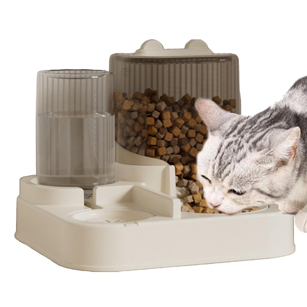 Automatic Pet Feeder with Multifunctional Food Storage