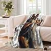 kaiyun Dog Blanket, White Background, Soft Lightweight All-Season Blanket, 70 x 80 in (180 x 200 cm) view 3