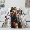 kaiyun Dog Blanket, White Background, Soft Lightweight All-Season Blanket, 70 x 80 in (180 x 200 cm) view 4