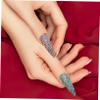 Healeved Halloween Nail Art Glitter, Reflective Diamond Glitter for Nails, 6-Piece Set view 2