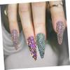 Healeved Halloween Nail Art Glitter, Reflective Diamond Glitter for Nails, 6-Piece Set view 3