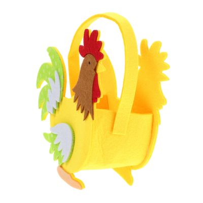JOINPAYA Nonwoven Fabric Storage Basket with Rooster Design for Kids’ Rooms