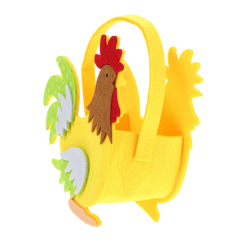 JOINPAYA Nonwoven Fabric Storage Basket with Rooster Design for Kids’ Rooms