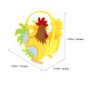 JOINPAYA Nonwoven Fabric Storage Basket with Rooster Design for Kids’ Rooms view 2