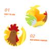 JOINPAYA Nonwoven Fabric Storage Basket with Rooster Design for Kids’ Rooms view 3
