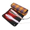 FRODOTGV Plaid Travel Bag with Heat-Resistant Mat, Zippered Storage Bag for Flat Irons, Curling Irons and Hair Dryers, 1 Size view 2