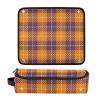 FRODOTGV Plaid Travel Bag with Heat-Resistant Mat, Zippered Storage Bag for Flat Irons, Curling Irons and Hair Dryers, 1 Size view 3