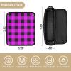 FRODOTGV Plaid Travel Bag for Hot Hair Tools with Heat-Resistant Mat view 4