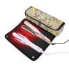 FRODOTGV Allover Blue Floral Hair Tool Travel Bag with Removable Heat-Resistant Mat view 2