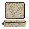FRODOTGV Allover Blue Floral Hair Tool Travel Bag with Removable Heat-Resistant Mat view 3