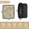 FRODOTGV Allover Blue Floral Hair Tool Travel Bag with Removable Heat-Resistant Mat view 4