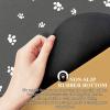 Hearda Non-Slip Dog Feeding Mat, Absorbent, Quick-Dry, Pink, 40 x 60 cm view 4
