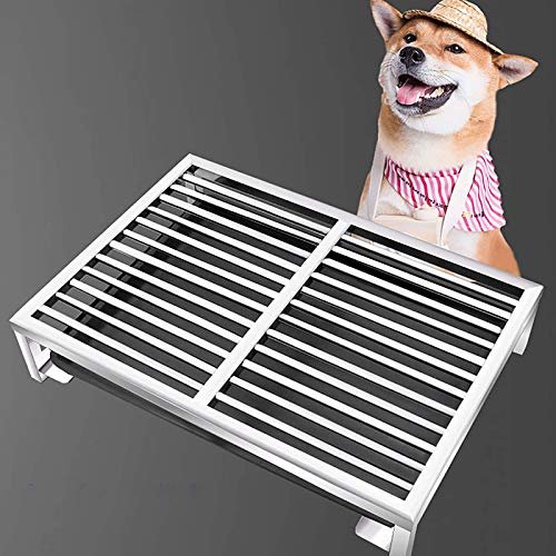 Drawer-Style Stainless Steel Dog Toilet