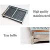 Drawer-Style Stainless Steel Dog Toilet view 3