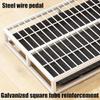 Dog Pee Pad Tray for Indoor and Outdoor Use, Stainless Steel Dog Toilet, White, 62 x 45 x 9 cm view 2