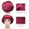 iLamvie 2-Pack Satin Bonnets for Sleeping, Black and Red view 4