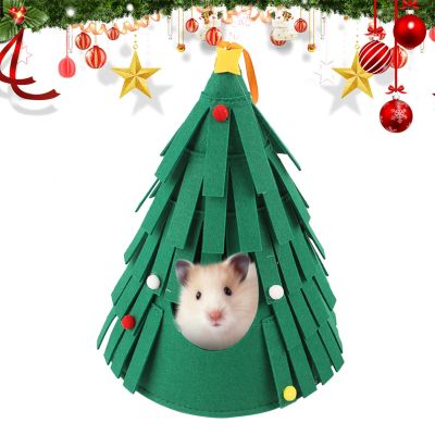 Guinea Pig Christmas Tree House and Hamster Bed