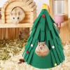 Guinea Pig Christmas Tree House and Hamster Bed view 3