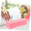 Pink Plastic Nail Tool Holder with 30 Compartments view 4