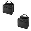 GLYGLY Car Seat Back Organizers for Infiniti QX80 6 Seats 2013–2016, Leather Handbag Holders, 2 Pieces view 1