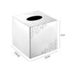 Small Stainless Steel Tissue Box Holder view 2