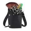 HESHUYAN Hairdressing Tool Bag, PU Leather Salon Scissor and Comb Case view 1