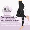 Wegitcs 20–30 mmHg Medical Compression Tights for Women and Men, 2 Pairs view 2